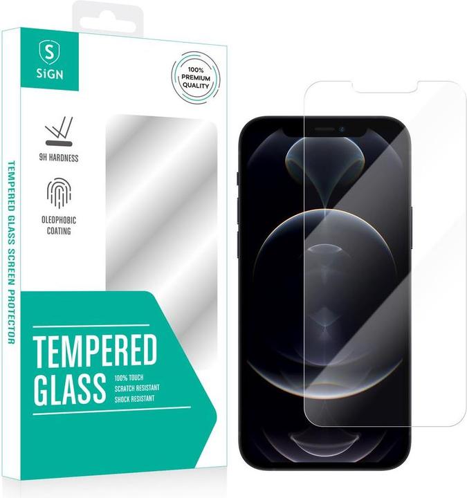 Image du produit SIGN Protecteur d'écran en verre trempé pour iPhone 12 Pro Max (Apple iPhone 12 Pro Max)