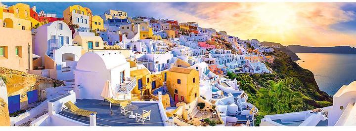 Produktbild Trefl Puzzle 1000el Panorama Sonnenuntergang auf Santorini, Griechenland 29054 (1000 Teile)