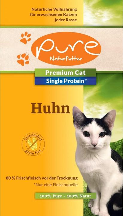 Produktbild Pure Naturfutter Premium Cat Single-Protein getreidefrei Huhn (Adult, 1 Stk., 3000 g)