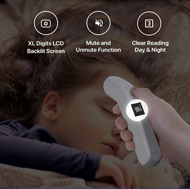 Immagine prodotto iHealth Termometro a infrarossi senza contatto (Fronte, Senza contatto)