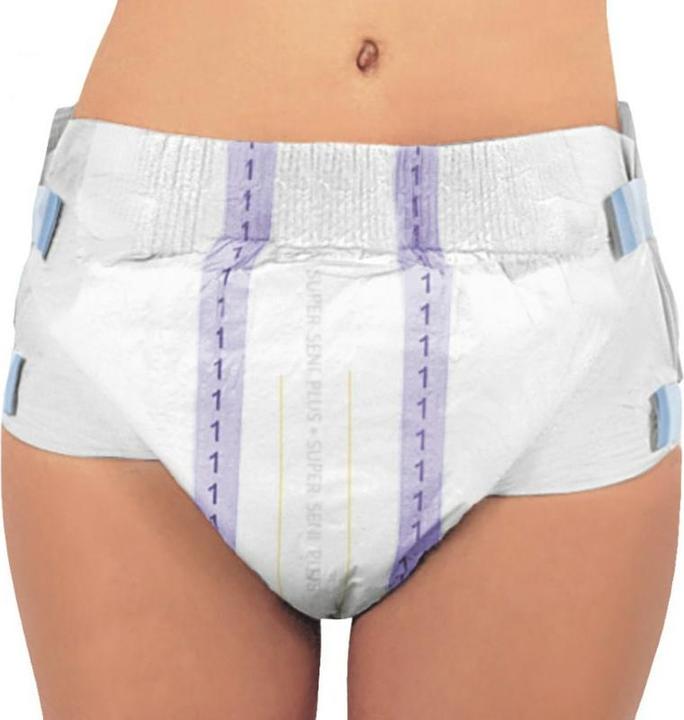 Actual product image Seni Plus diaper pants breathable hip circumference 40-60cm 7 drops (10 x, Mini)
