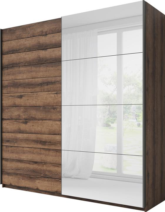 Oak coloured with black