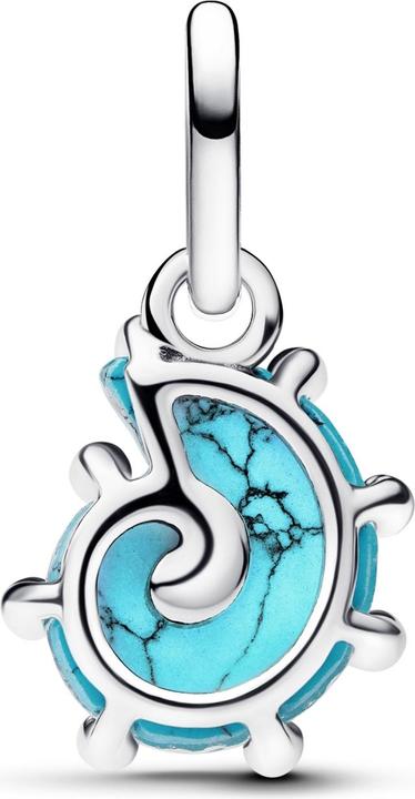Immagine prodotto Pandora Ciondolo pendente lumaca di mare in vetro di Murano blu (Vetro di Murano, Pietre di zirconia)