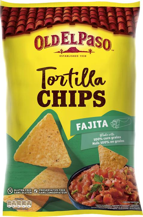 Actual product image Old El Paso Tortilla Chips Fajita 185 g (195 g)