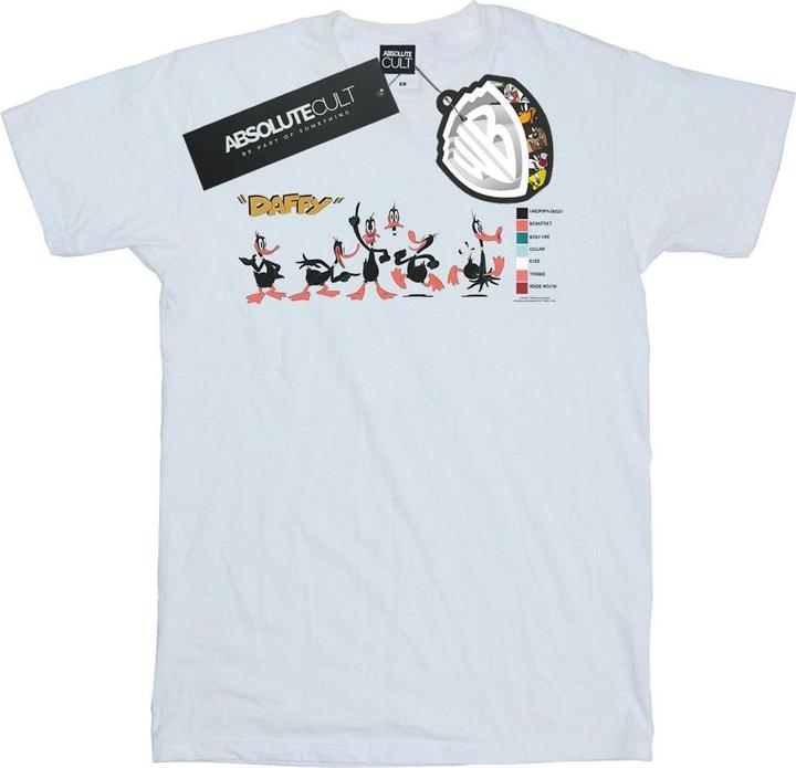 Looney Tunes Daffy Duck Colour Code TShirt (M)