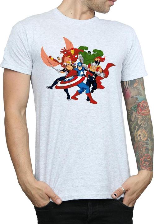 Immagine prodotto Maglietta Uomo Avengers Assemble Comic Team (XXL)
