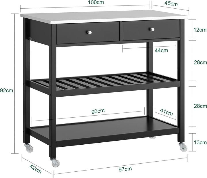 Produktbild SoBuy Küchenwagen