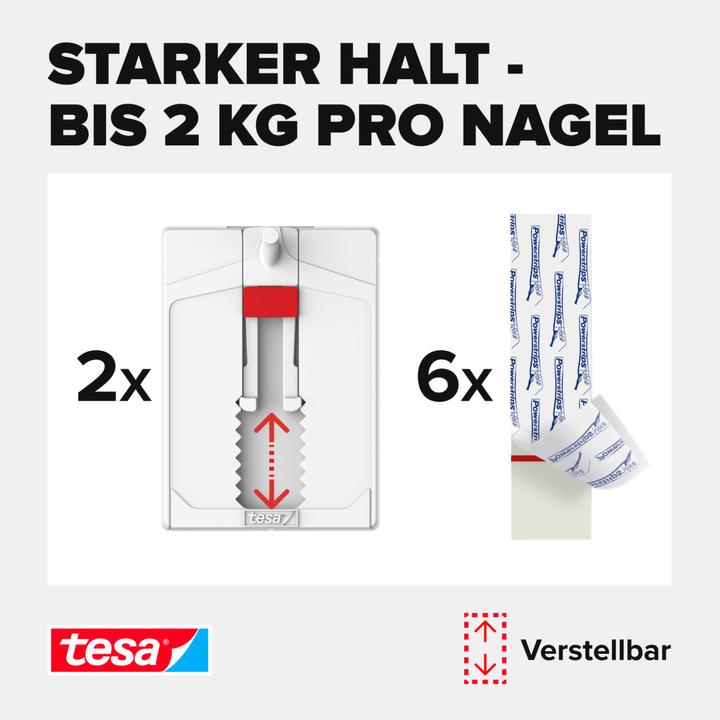 Productafbeelding tesa Verstelbare lijmnagel
