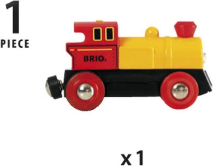 Actual product image Brio Battery locomotive yellow
