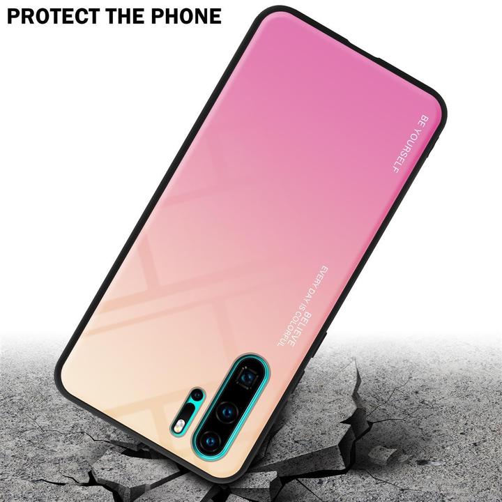 Produktbild Cadorabo TPU 2 Farben Glas Cover (Huawei P30 Pro)