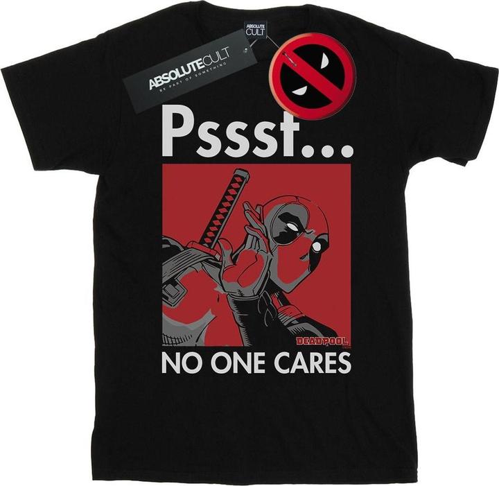 Immagine prodotto Deadpool No One Cares Maglietta Uomo (5XL)