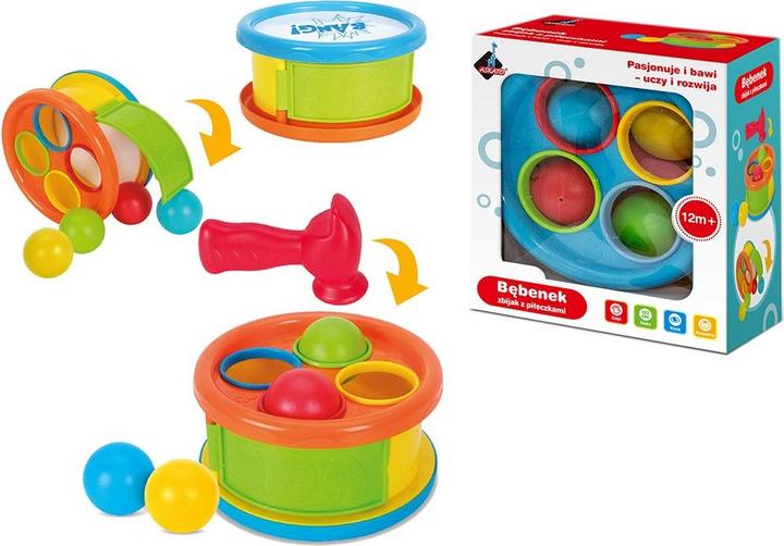 Actual product image Askato Drum - dodgeball with balls
