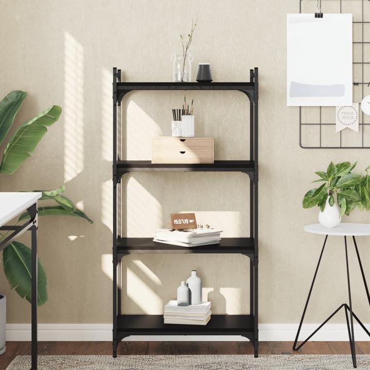 Immagine prodotto VidaXL Libreria a 4 ripiani nera 60x30x120 cm (60 x 30 x 120 cm)