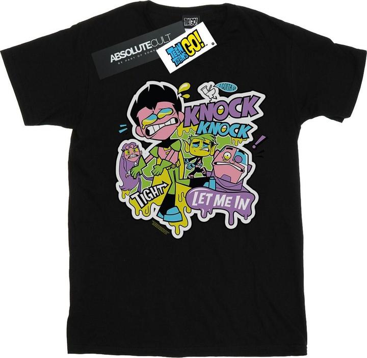 Actual product image Boys Teen Titans Go Knock Knock T-Shirt (128)