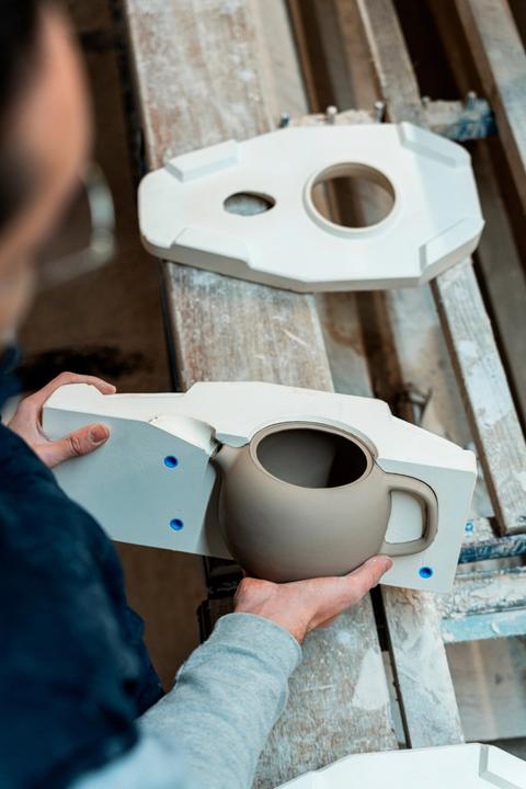 Actual product image Revol Madeleine coffee mug D9cm H9.5cm D33cl alabaster white (330 ml)