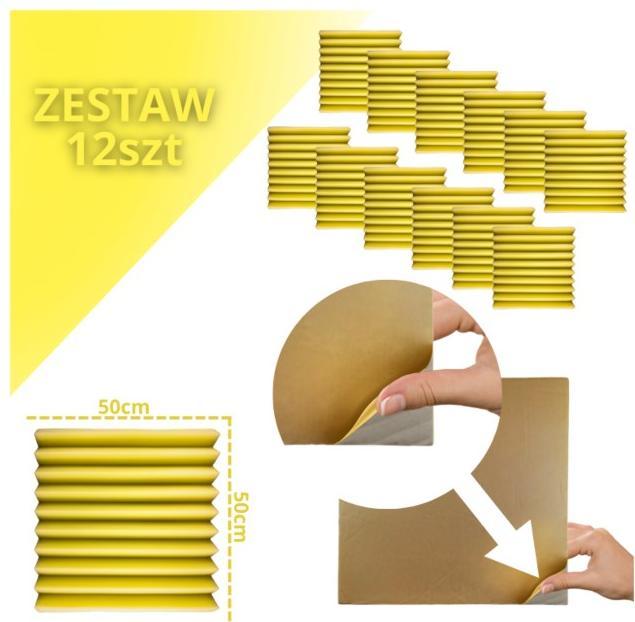 No Name DNA AM4 YL Akustikplatte Set mit 12 Stk. gelb (12 Stk.)