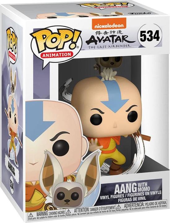 Image du produit Funko Pop! Avatar TLA : Aang w/ Momo (534)