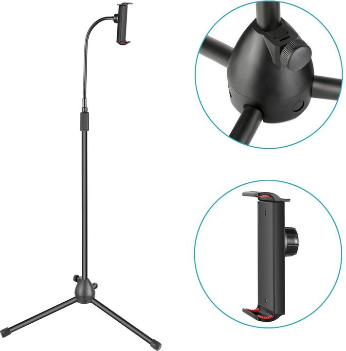 Immagine prodotto JTI Treppiede per fotocamera e smartphone (Metallo)