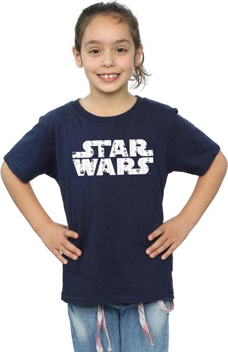Immagine prodotto Star Wars Christmas Logo Maglietta Ragazze (140, 146)