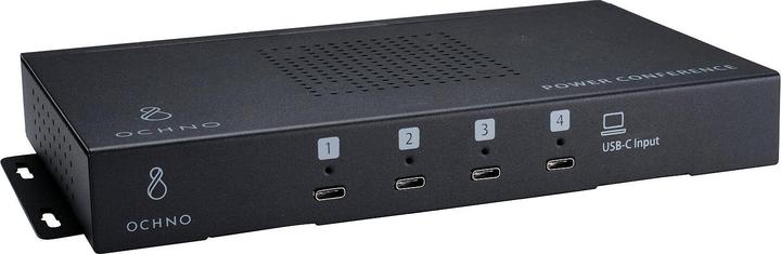 Produktbild Ochno O-PC-3 - Power Conference main unit, 4x USB-C with HDMI 2.0 and USB 3.0 pass-through (4 Ports)