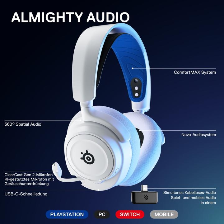 Actual product image SteelSeries Arctis Nova 7P (Wireless, Cable)