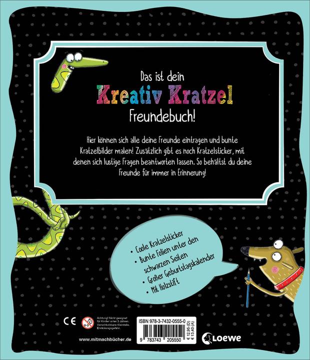 Produktbild Mein Kreativ-Kratzel Freundebuch
