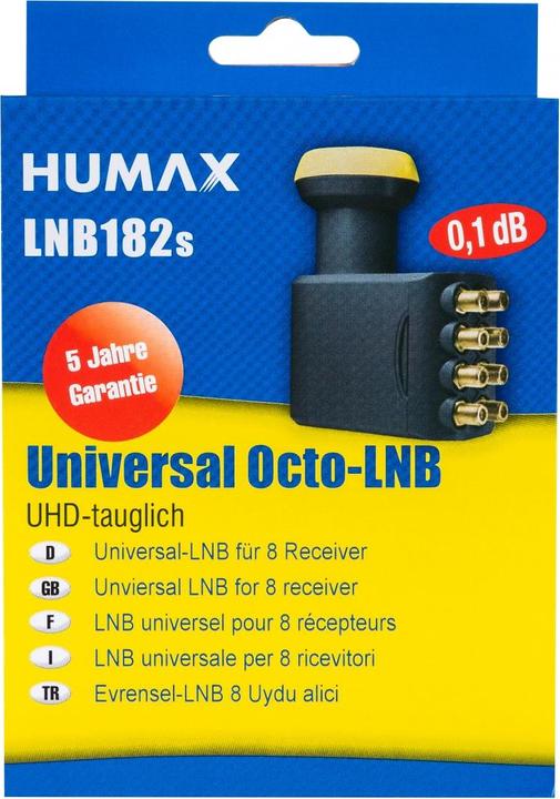 Actual product image Humax LNB 182s - F - 4 cm - 60 mm - 135 mm - 115 mm - 470 g (Octo LNB, 40mm)