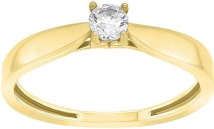 Actual product image Brilio Silver - Gold-plated engagement ring GR114Y - Circuit: 48 mm (48)