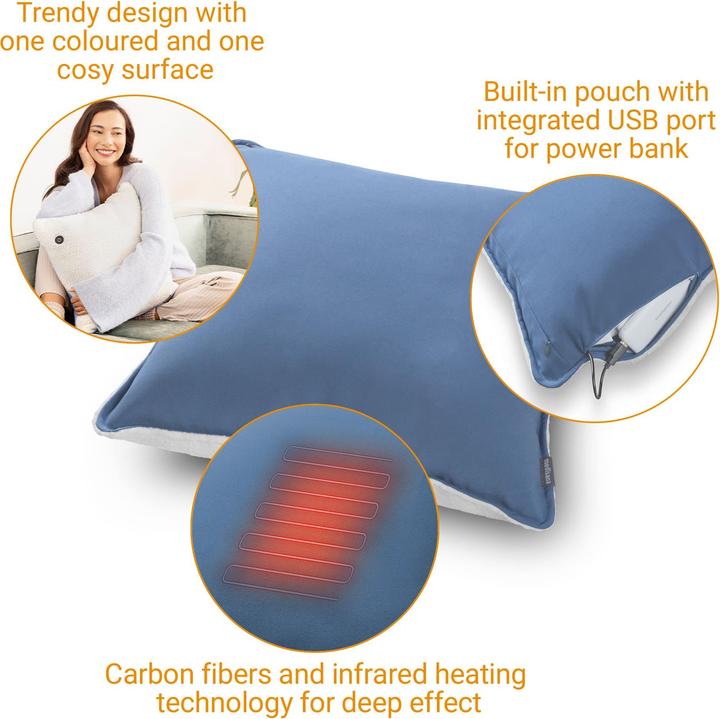 Produktbild Medisana HC 150 Interior Cushion Line blue (40 x 40 cm)