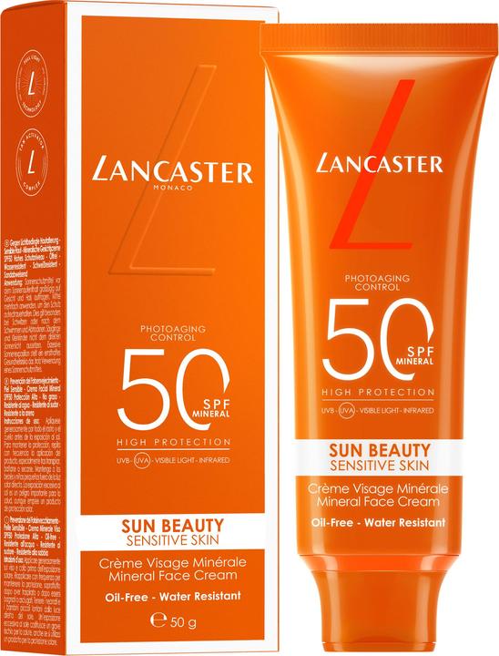 Immagine prodotto Lancaster Sun Beauty Mineral Face Crème Sun Protection Factor 50 (Crema solare viso, SPF 50, 50 ml)