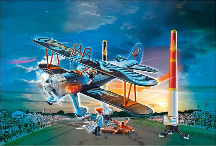 Immagine prodotto Playmobil Spettacolo di acrobazia aerea Double Decker Phoenix (70831, Playmobil Stunt Show)