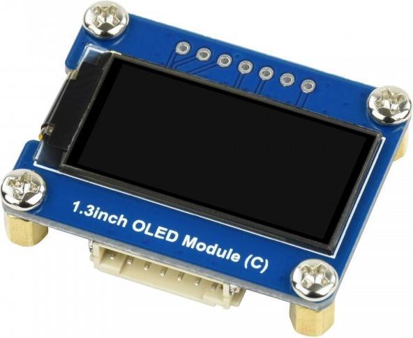 Immagine prodotto WaveShare Display OLED 64x128 da 1,3 pollici bianco I2C SPI