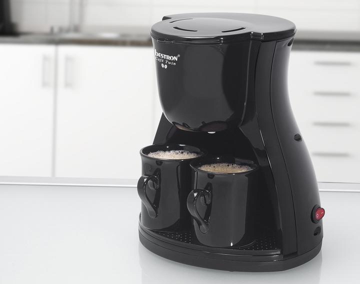 Produktbild Bestron Duo kaffeemaschine mit zwei Tassen
