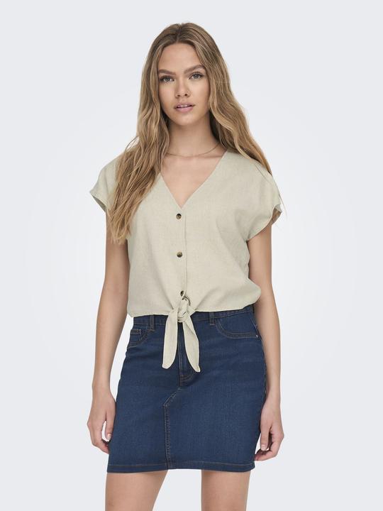 Actual product image JdY Knotted top with short sleeves (L)