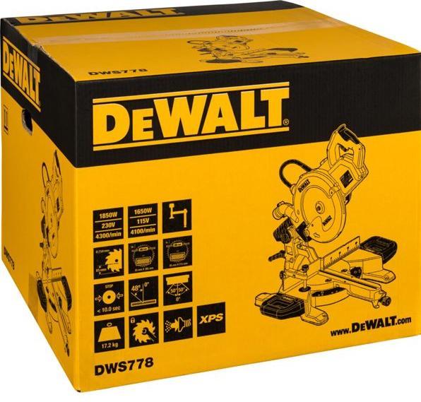 Actual product image DeWalt DWS778QS