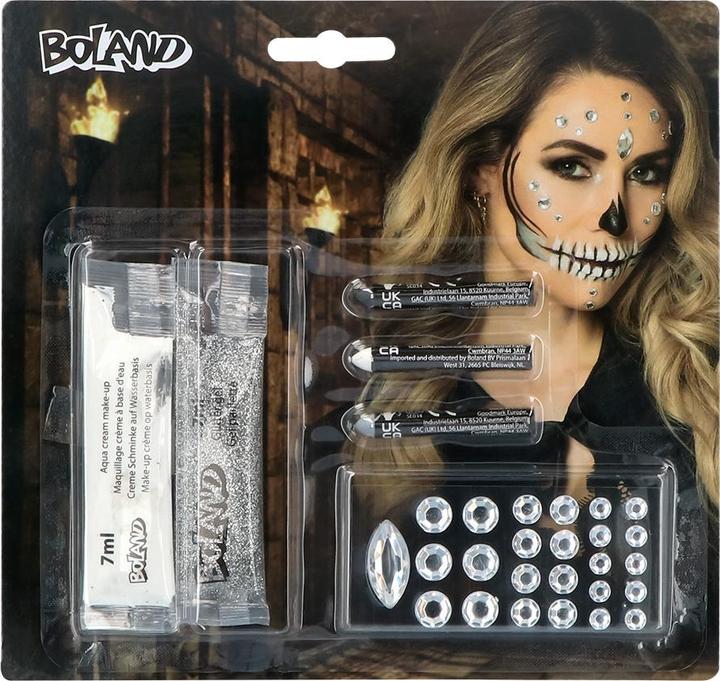 Image du produit Boland Kit de maquillage Crâne de diamant