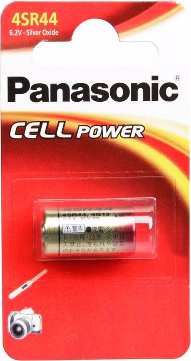 Actual product image Panasonic Silver Oxide 4SR44 (1 pcs., SR44, 160 mAh)