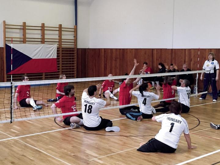 Image du produit Spordas Sitzvolleyball Netzanlage
