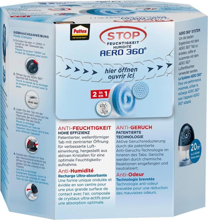 Produktbild Pattex Neutral Tabs Nachfüllpack (2 x)
