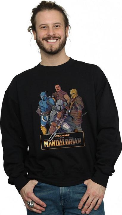 Produktbild Star Wars The Mandalorian Character Collage Sweatshirt (XXL)