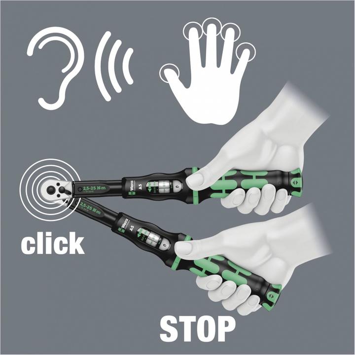 Produktbild Wera Click-Torque C 3 Set 1 (1/2", 40 Nm, 200 Nm)