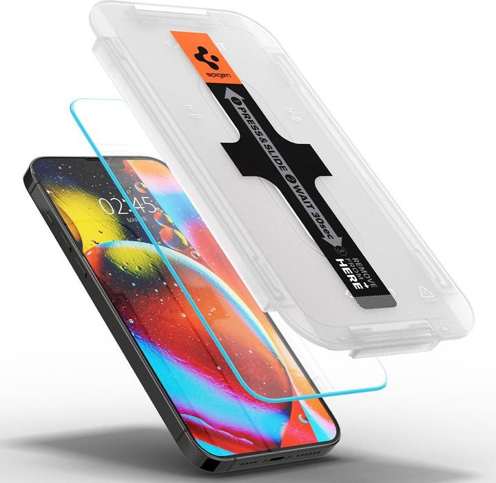 Produktbild Spigen EZ Fit Glas.tR (1 Stück, Apple iPhone 13 Pro Max)