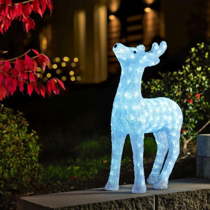 Produktbild Konstsmide Acryl-Figur Rentier Kalt-Weiss