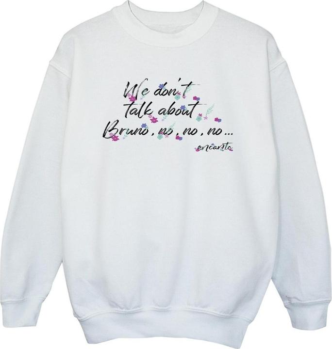 Actual product image Disney Girls Encanto We Dont Talk About Bruno No No Sweatshirt (128)