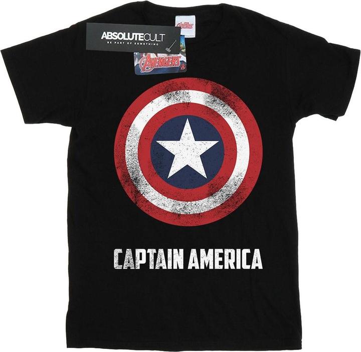 Captain America Schild Text TShirt