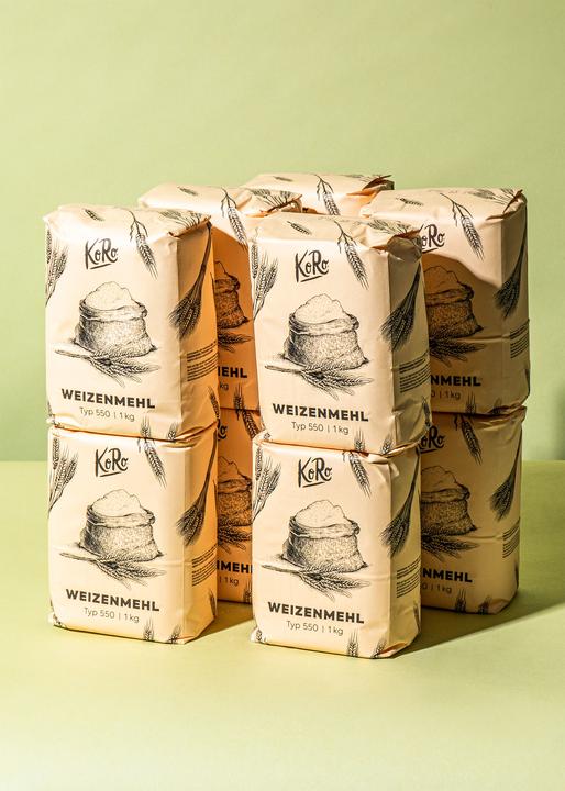 Actual product image KoRo Wheat flour type 550 (10000 g)