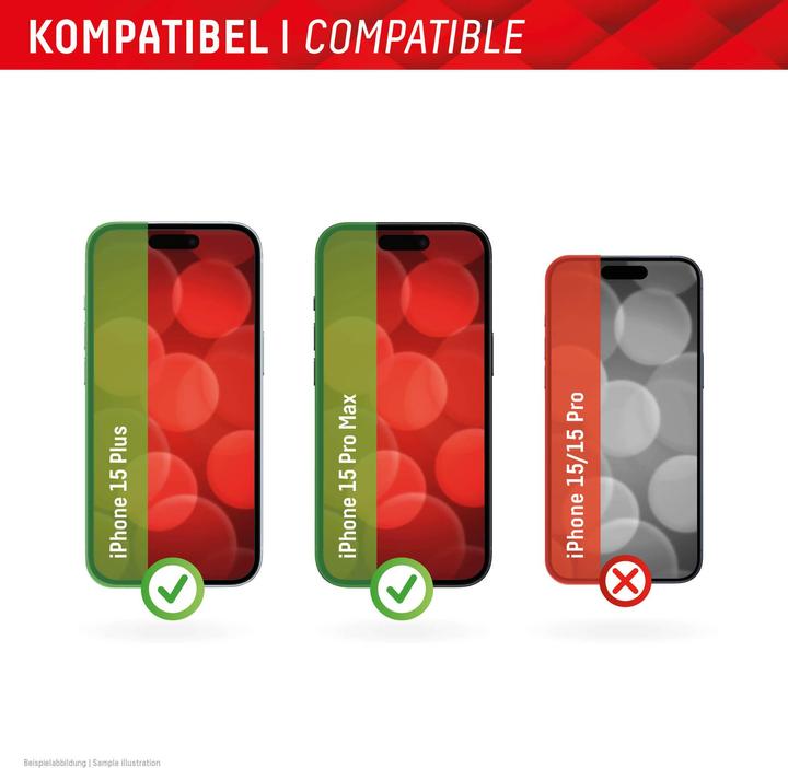 Produktbild Displex Smart Glass (1 Stück, Apple iPhone 15 Pro Max, Apple iPhone 15 Plus)