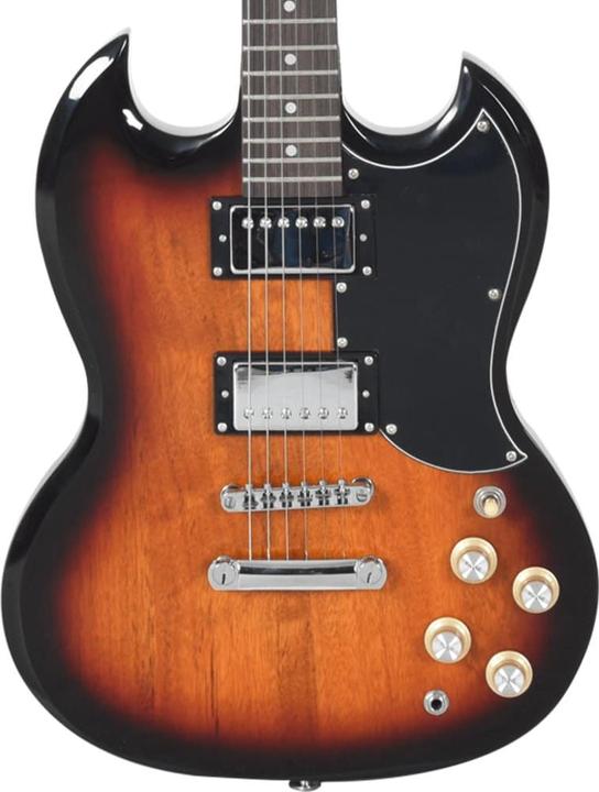 Actual product image VidaXL Jeanie (Electric guitar, Solid mahogany wood, Birch wood, Wood-based material)