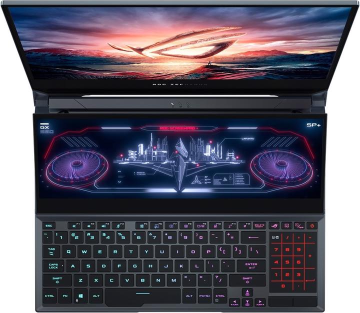 Produktbild ASUS ROG Zephyrus Duo 15 – GX550LXS-HF142R (15.60", Intel Core i9-10980HK, 32 GB, 2000 GB, CH)