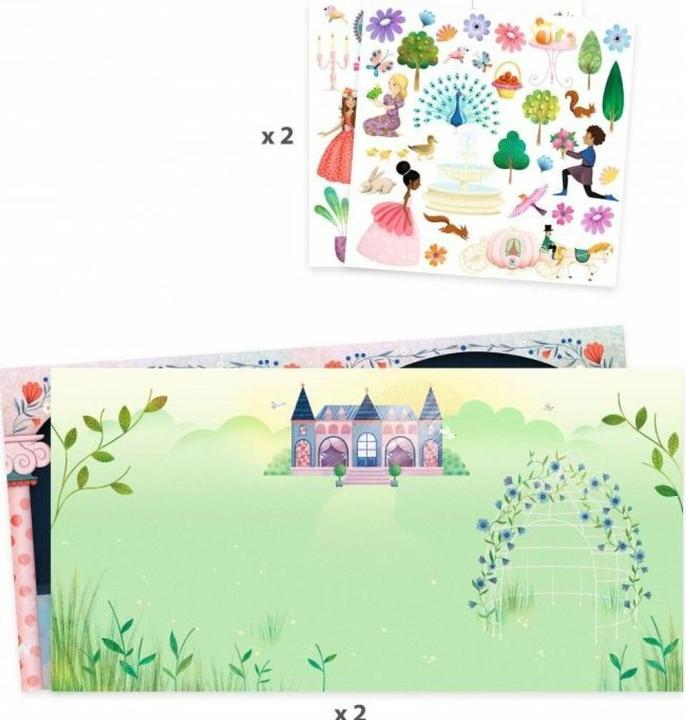 Produktbild Djeco Geschichten mit Sticker Leben im Schloss